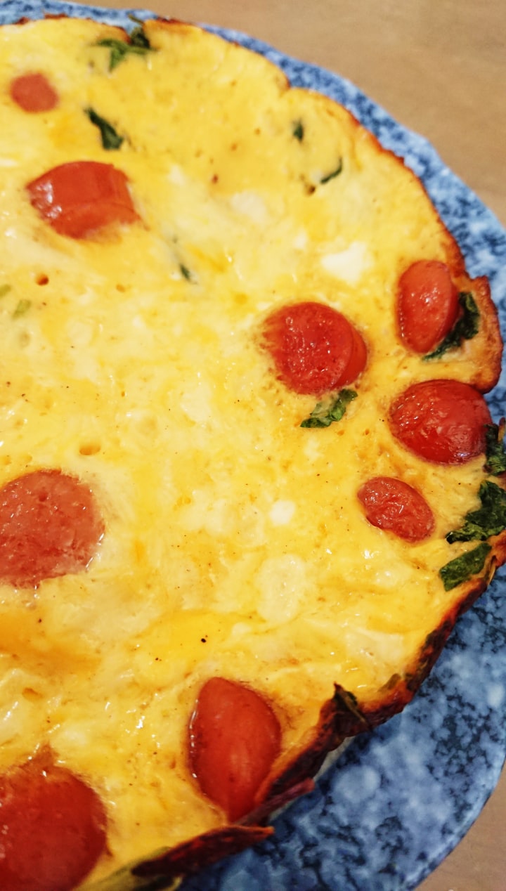 お昼に作ったキッシュもどき